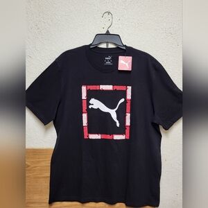 Puma Black/Red T-shirt NWT